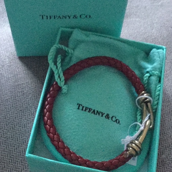 Tiffany Red Leather Bracelet 